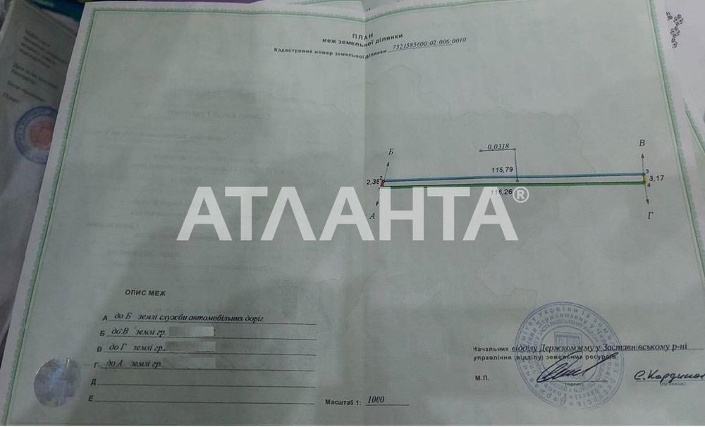 Продаж земельної ділянки 28 соток під будову Малий Кучурів