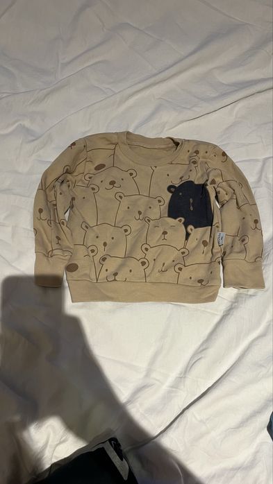 Bluza bawelna 80 beż ciepła