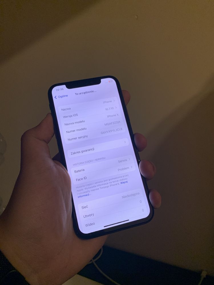 Iphone X 256GB Black w bdb stanie
