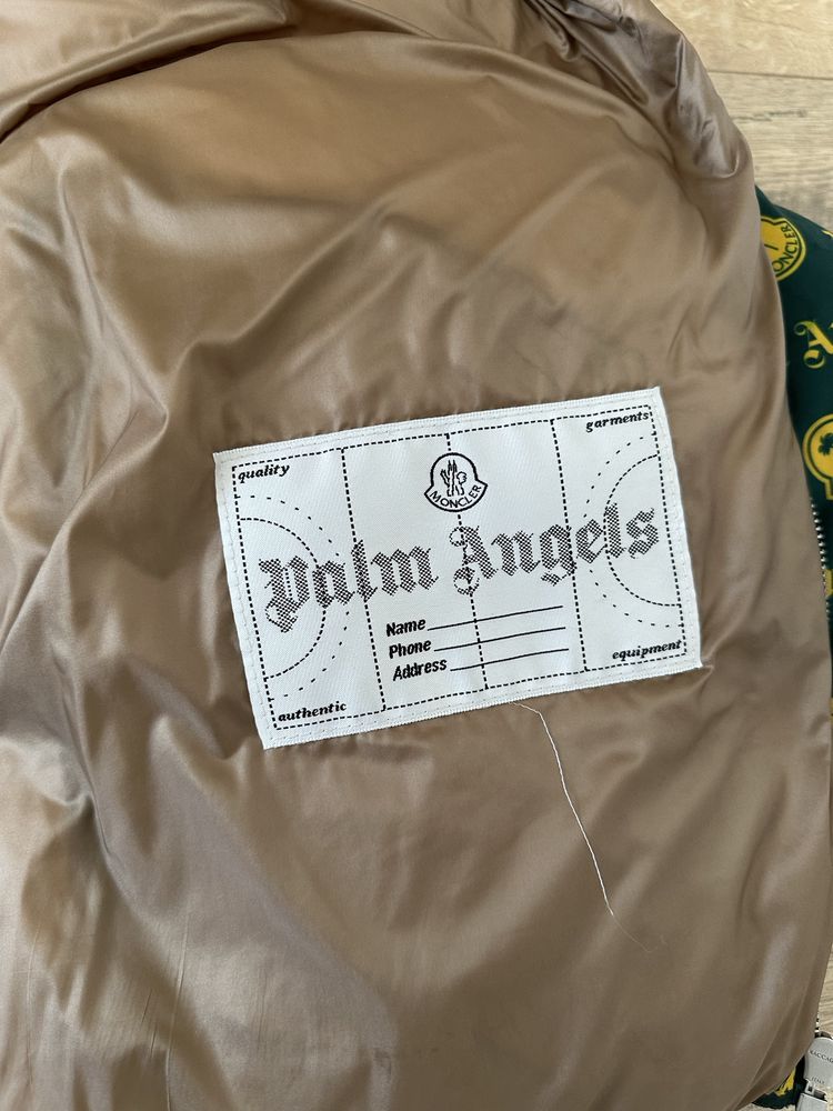 Оригінал! Moncler + Palm angels пуховик