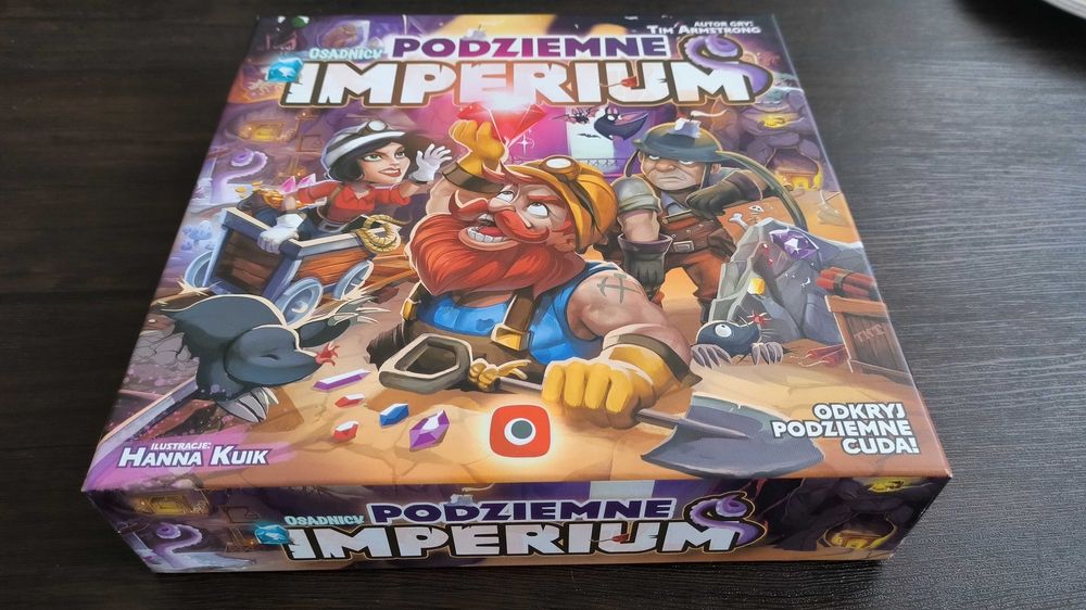 Podziemne Imperium PL Gra planszowa + Bonusowe karty
