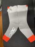 Manguitos POC Avip branco/laranja M