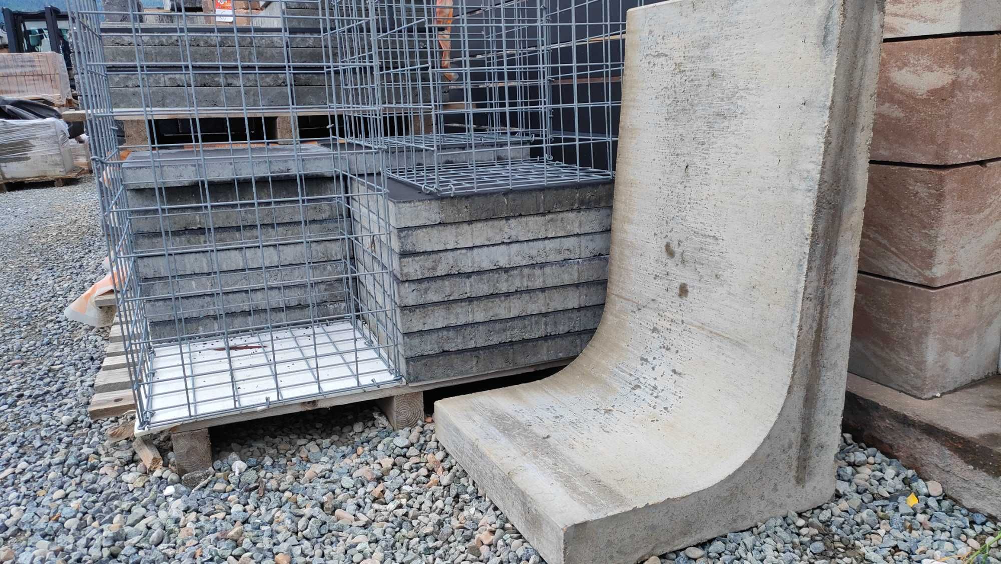 Elki boksy zasieki ogrodzenia L-ki do 4m betonowe beton L bariery