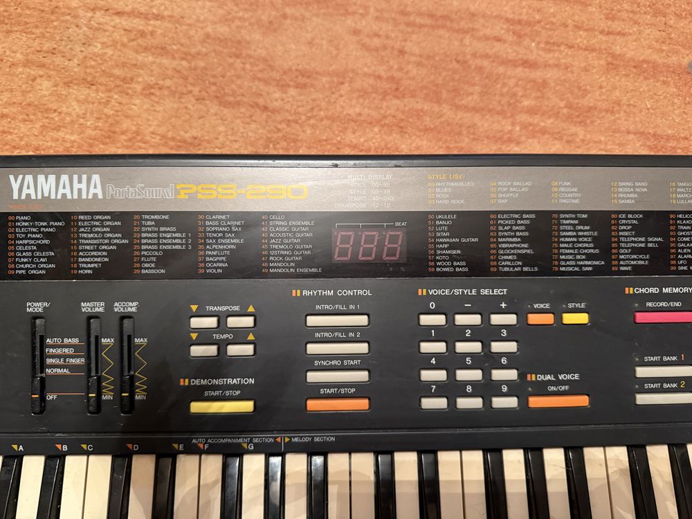 Синтезатор Yamaha