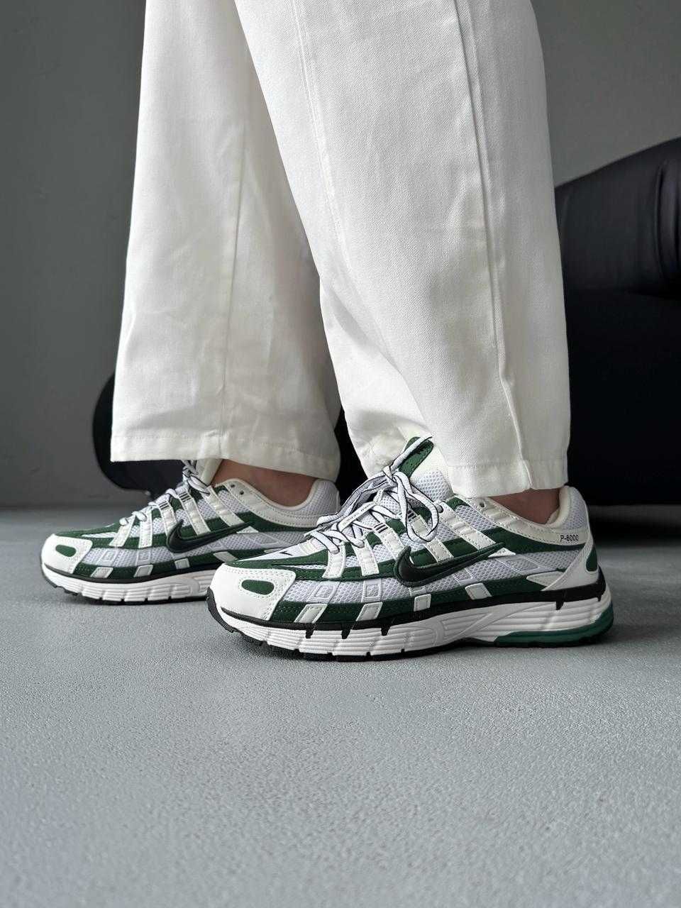 !SALE! Кросівки Nike P-6000 White/Green 36 37 38 39 40 41 42 43 44 45