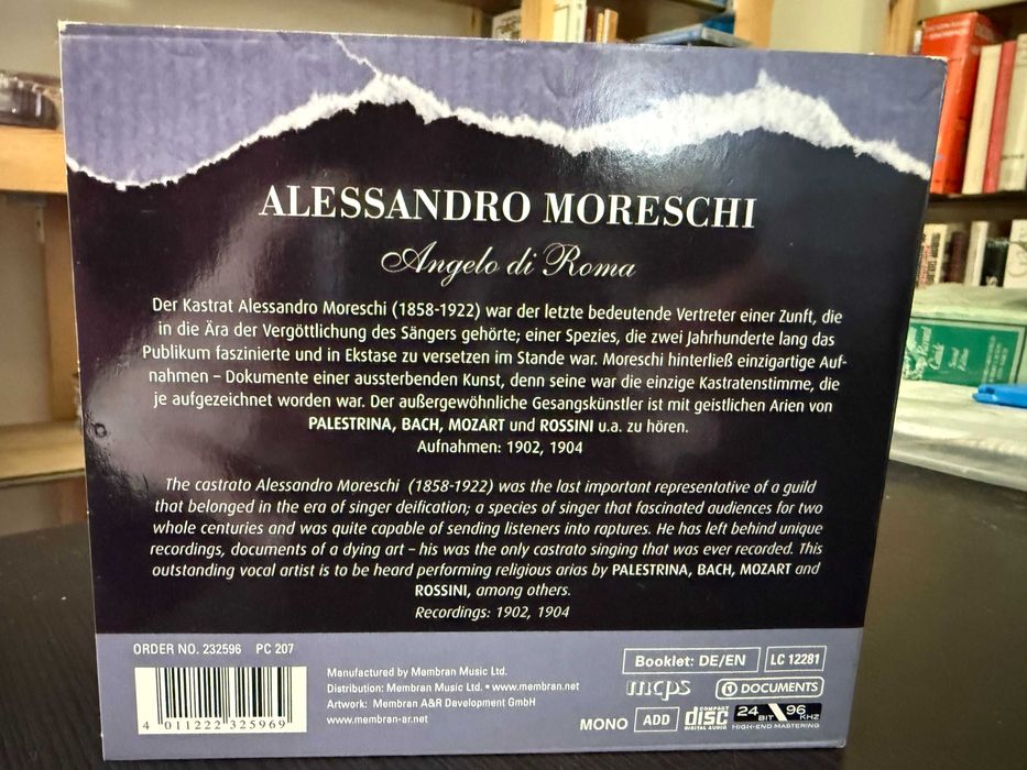 Alessandro Moreschi – The Last Castrato