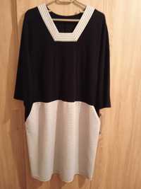 Sukienka czarna biurowa 46 48 XL Zara Monnari Orsay Reserved