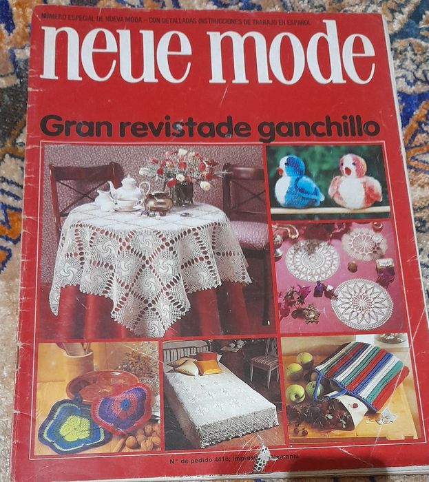 2 Revistas Neue Mode rendas - Bom estado