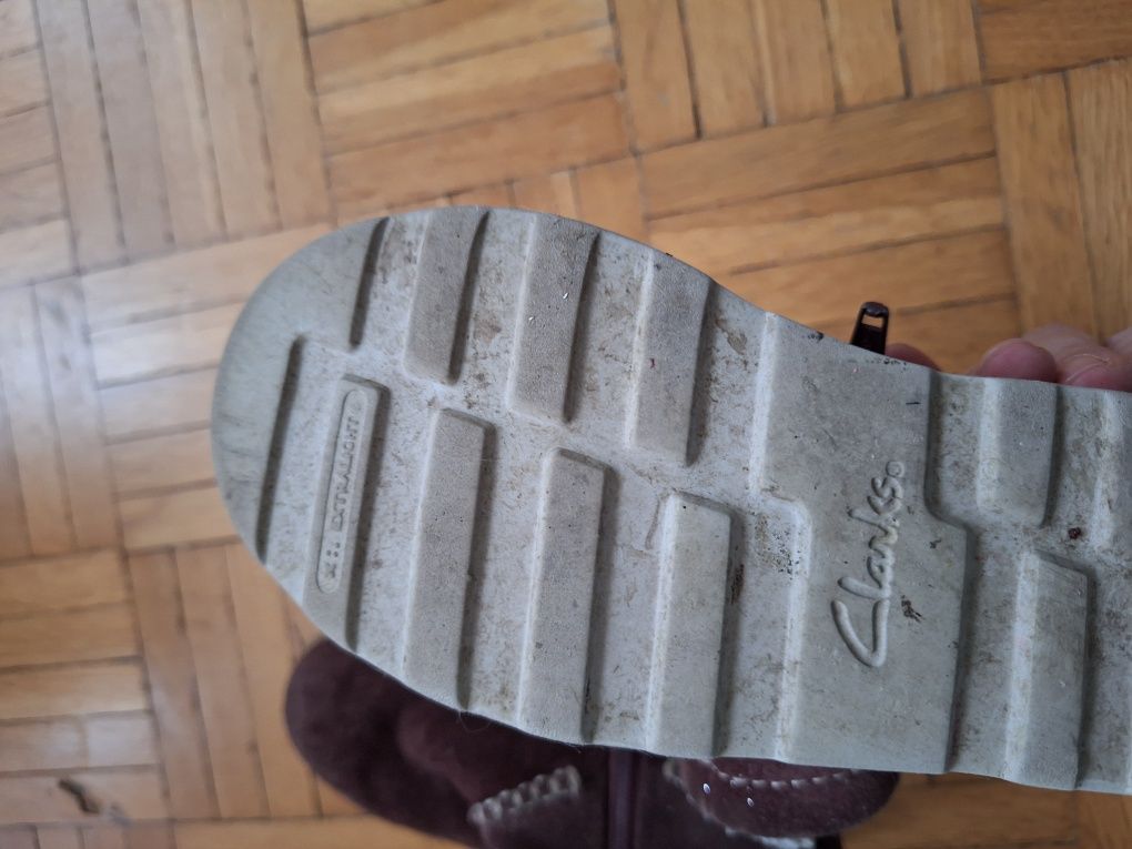 Botki zamszowe Clarks rozm 26