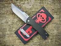 Нож Chaves Knives 229 Redencion Titanium Carbon Kickstop M390