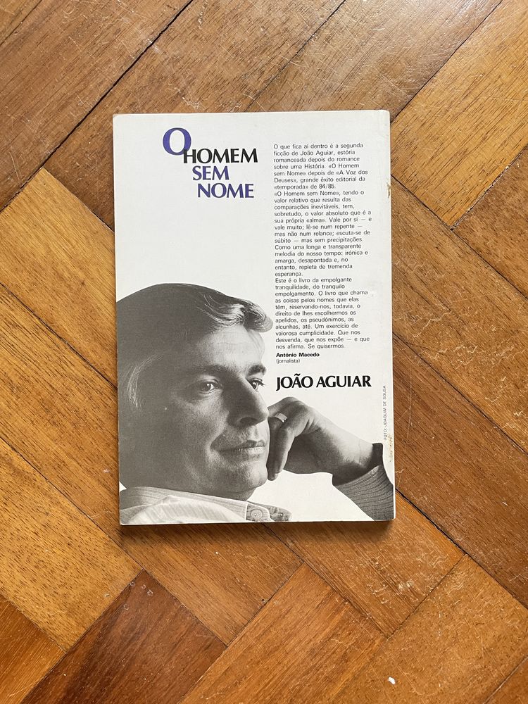 Livro: O Homem sem Nome de João Aguiar