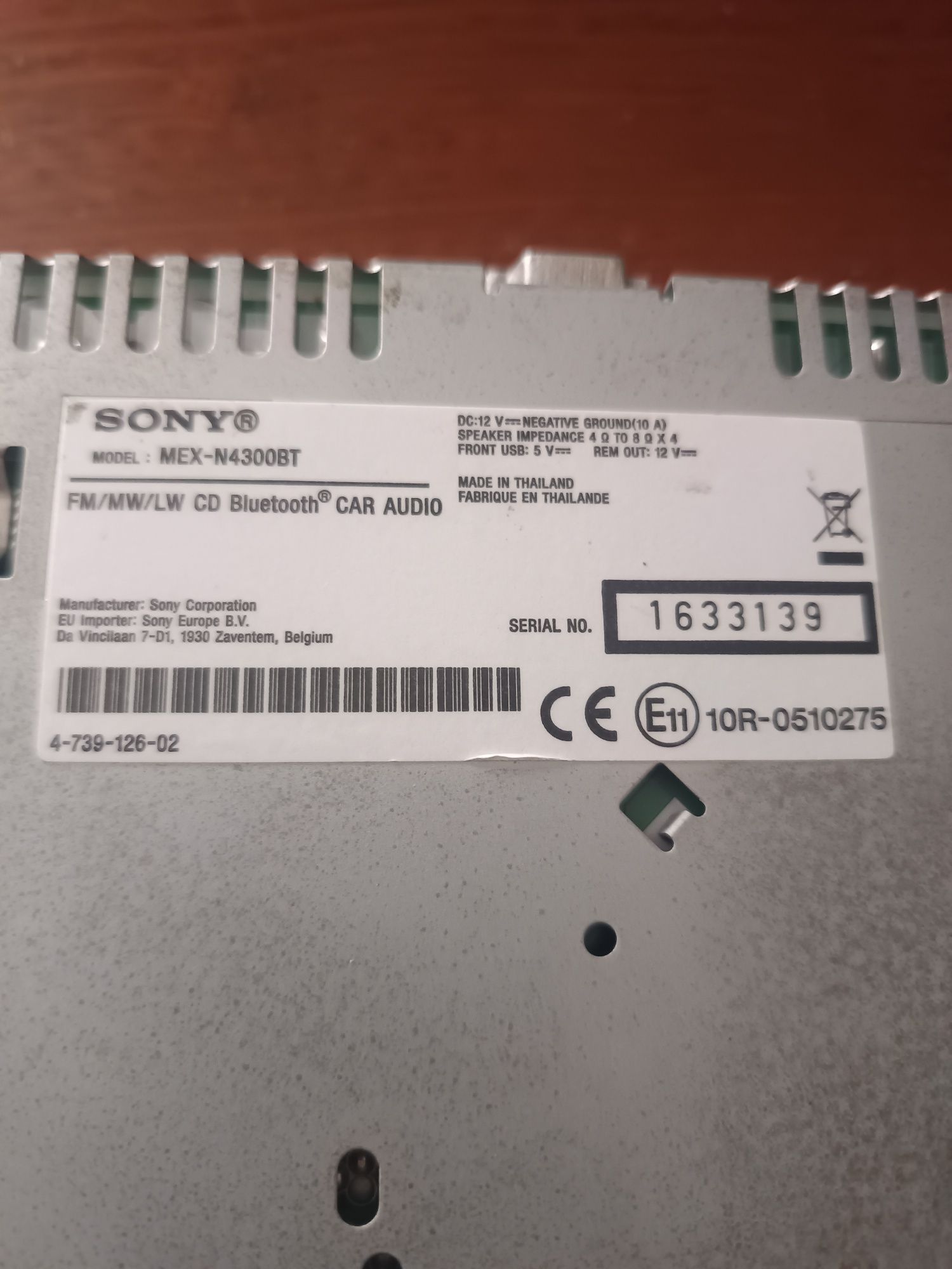 Rádio marca Sony
