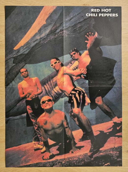 Red Hot Chili Peppers - Duży plakat - Format A2 (40 x 55 cm) Jak nowy!