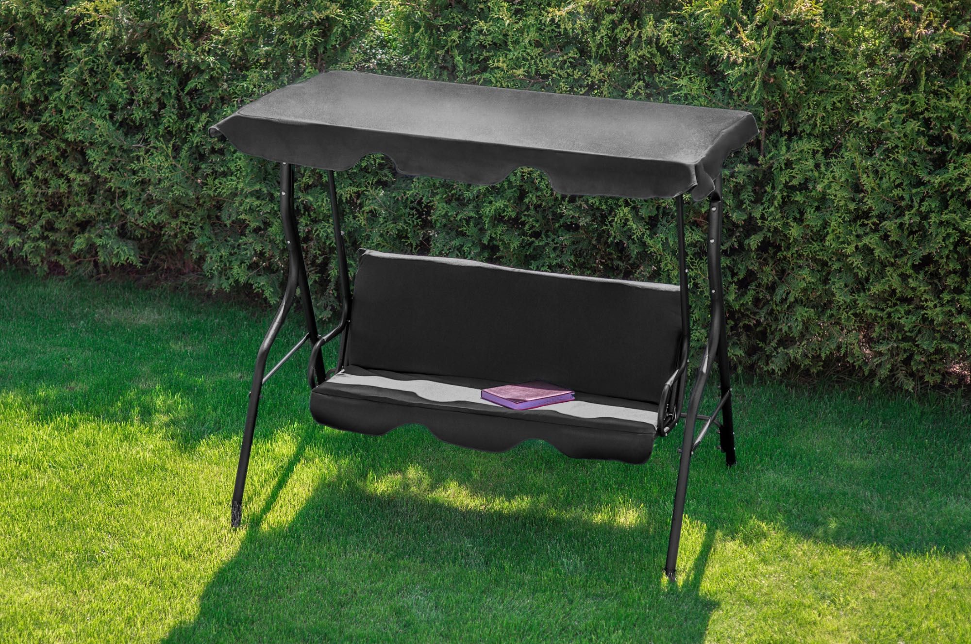 Huśtawka Ogrodowa Relax 3-os. + Miękki Materac GRATIS!