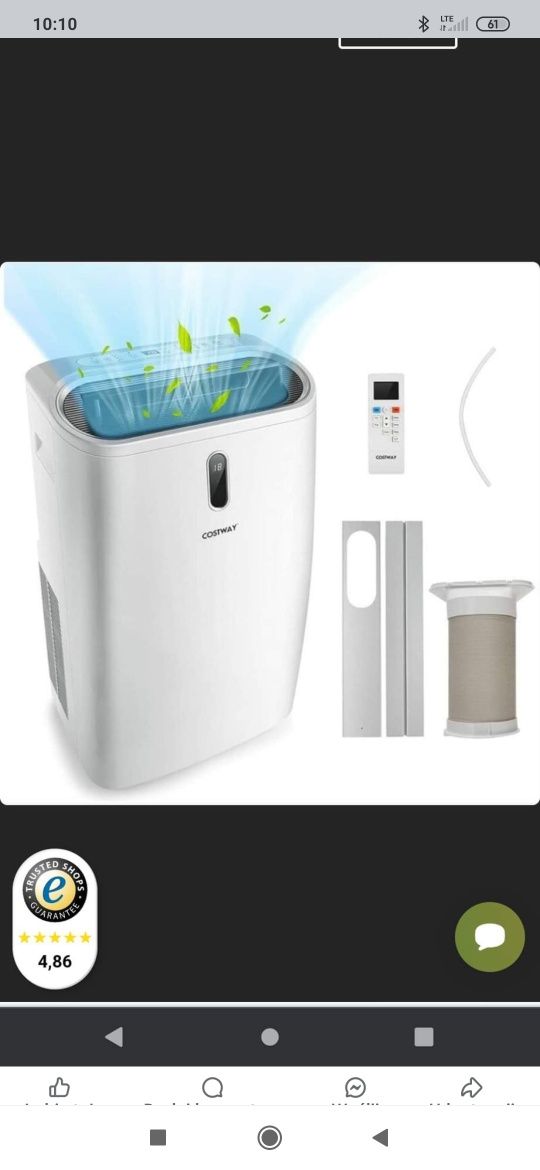 Klimatyzator przenośny 4w1