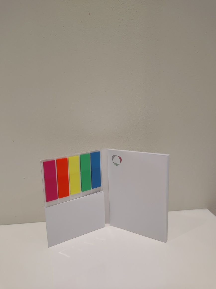 Notes zestaw karteczek samoprzylepnych białe i kolorowe