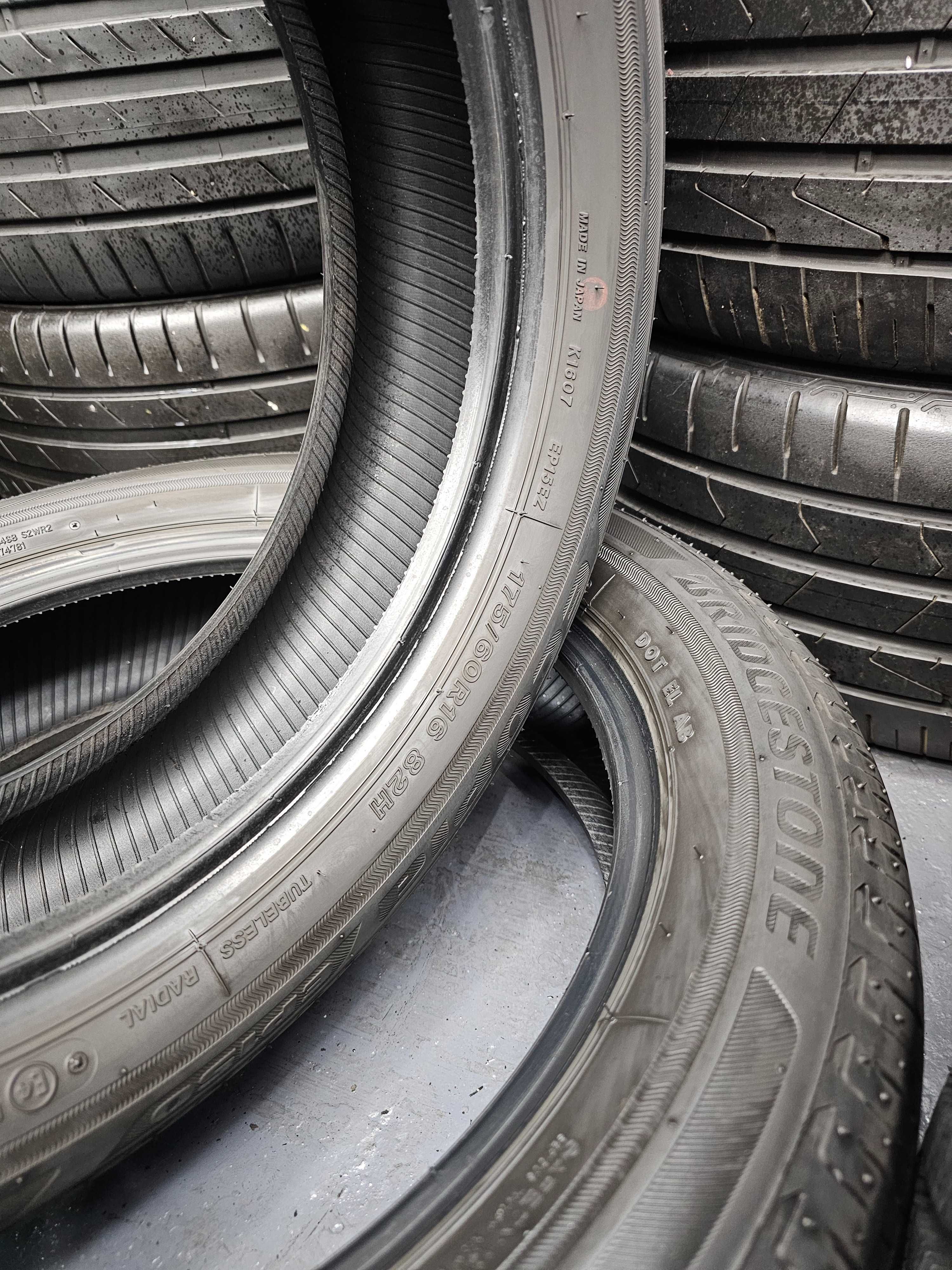 2x Bridgestone Escopia EP150 opony letnie 175/60/16 montaż/jak nowe