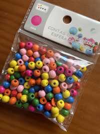 Peças de bijuetria - bolas coloridas