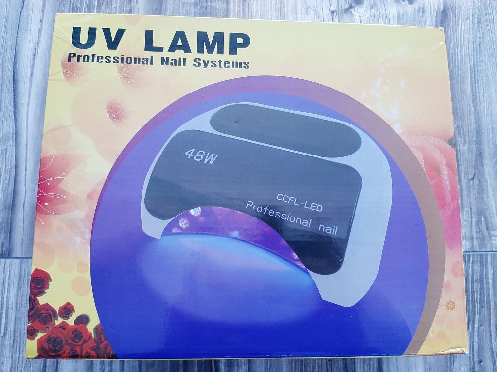 Lampa UV LED CCFL 48W do paznokci z sensorem ruchu