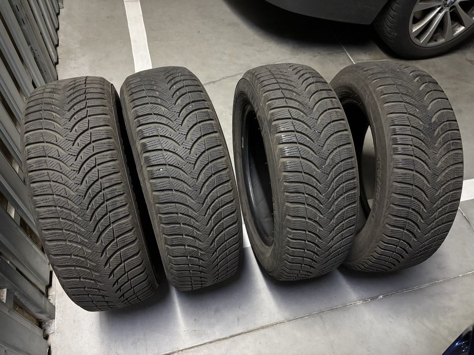 4x Opony zimowe Michelin Alpin A4 185/65 R15 88T, 2017r