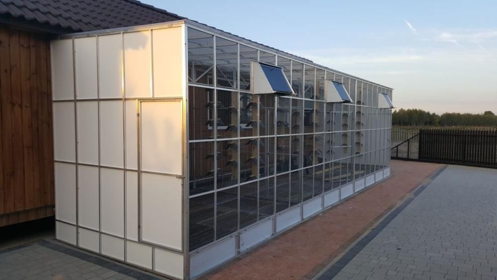 Nowoczesne woliery dla gołębi i innych zwierząt! Najwyższa jakość