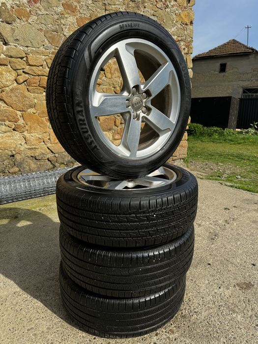 Диски+резина літо оригінал Audi Q5 235 55 r19 5x112 без пробігу по Укр