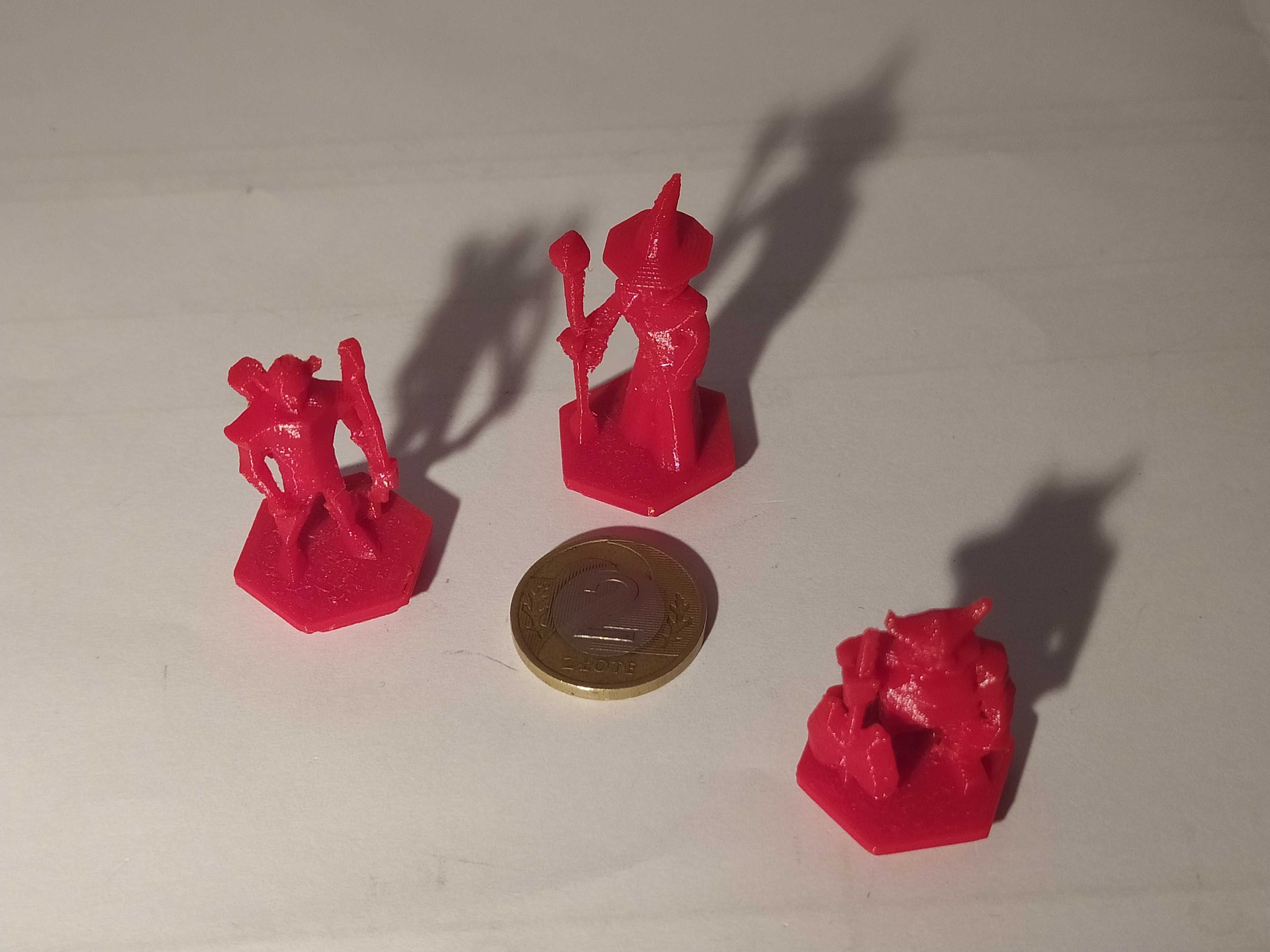 Gra planszowa RPG, druk 3D, figurki, płanszówka