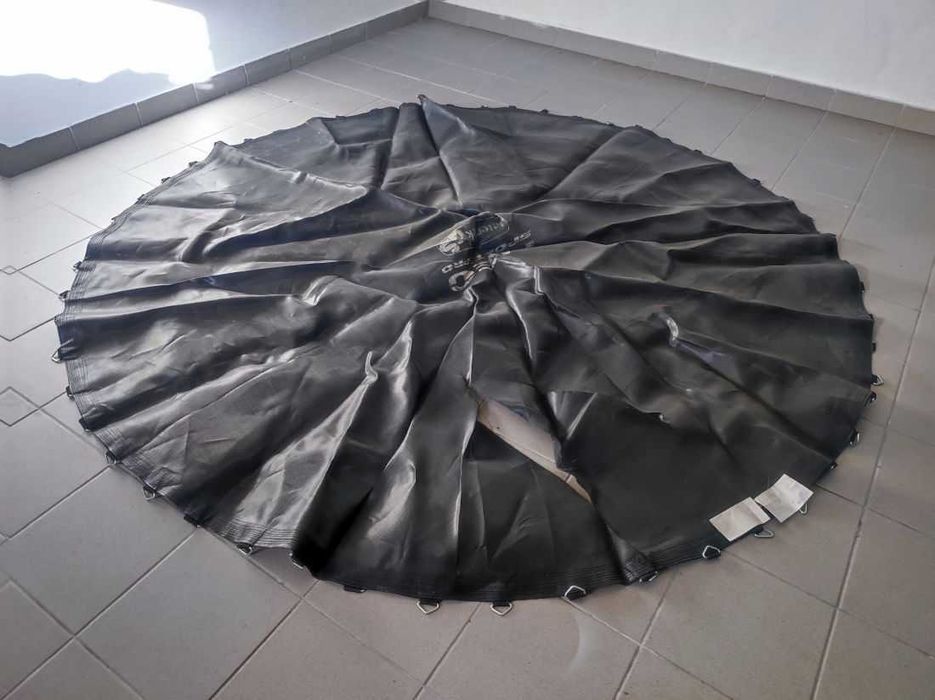 trampolina mata brezent  pokrowiec  batuta