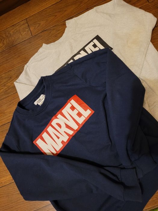 Dwie bluzy Marvel Sinsay 146 + gratis NASA