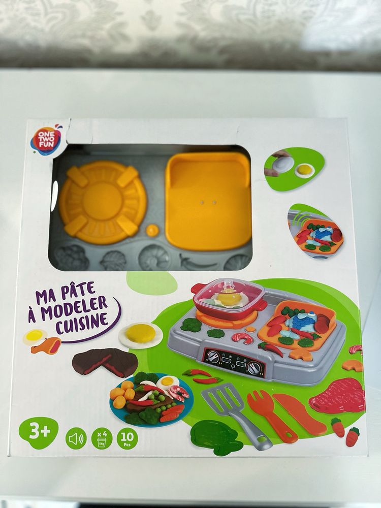 Ciastolina masa plastyczna One Two Fun kuchnia nowa zabawka dla dzieci