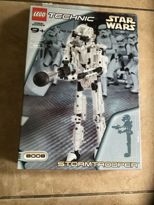 dzis Lego 8008 Star Wars Stormtrooper Technic unikat 2001