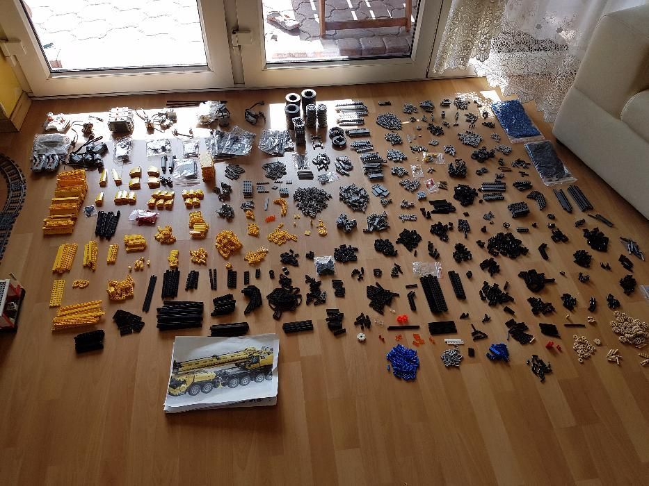 lego technic MOC dzwig, Żuraw Liebherr LTM jedyny unikat GMK 6400 MKII