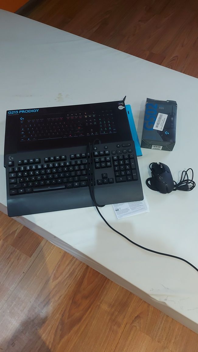 Zestaw klawiatura i myszka LogitechG