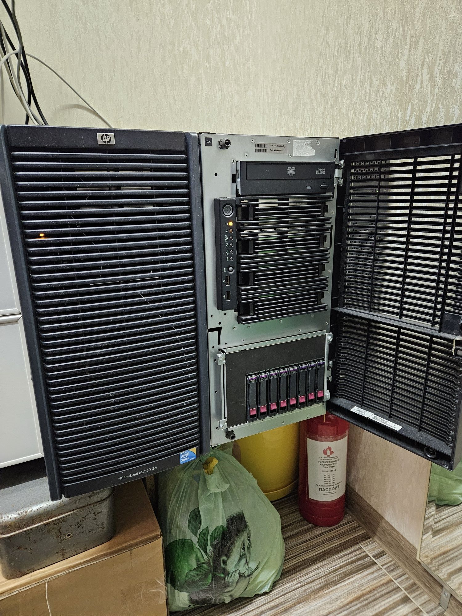 сервер hp ml350 g6 2 x xeon x5670 64gb ddr3