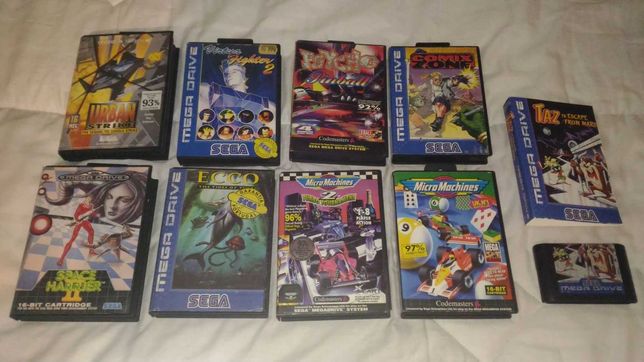 Lote de Jogos Sega Mega Drive - LER ANÚNCIO