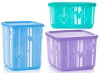 Tupperware Pojemnik Cubic 650 ml + 1 L +1,8 L