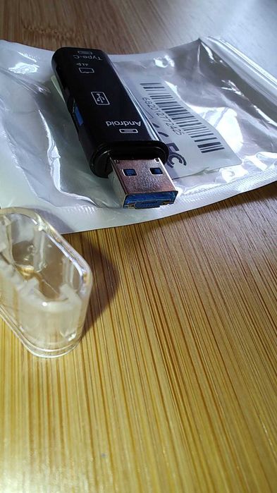 Leitor adaptador USB OTG 4 em 1 - NOVO