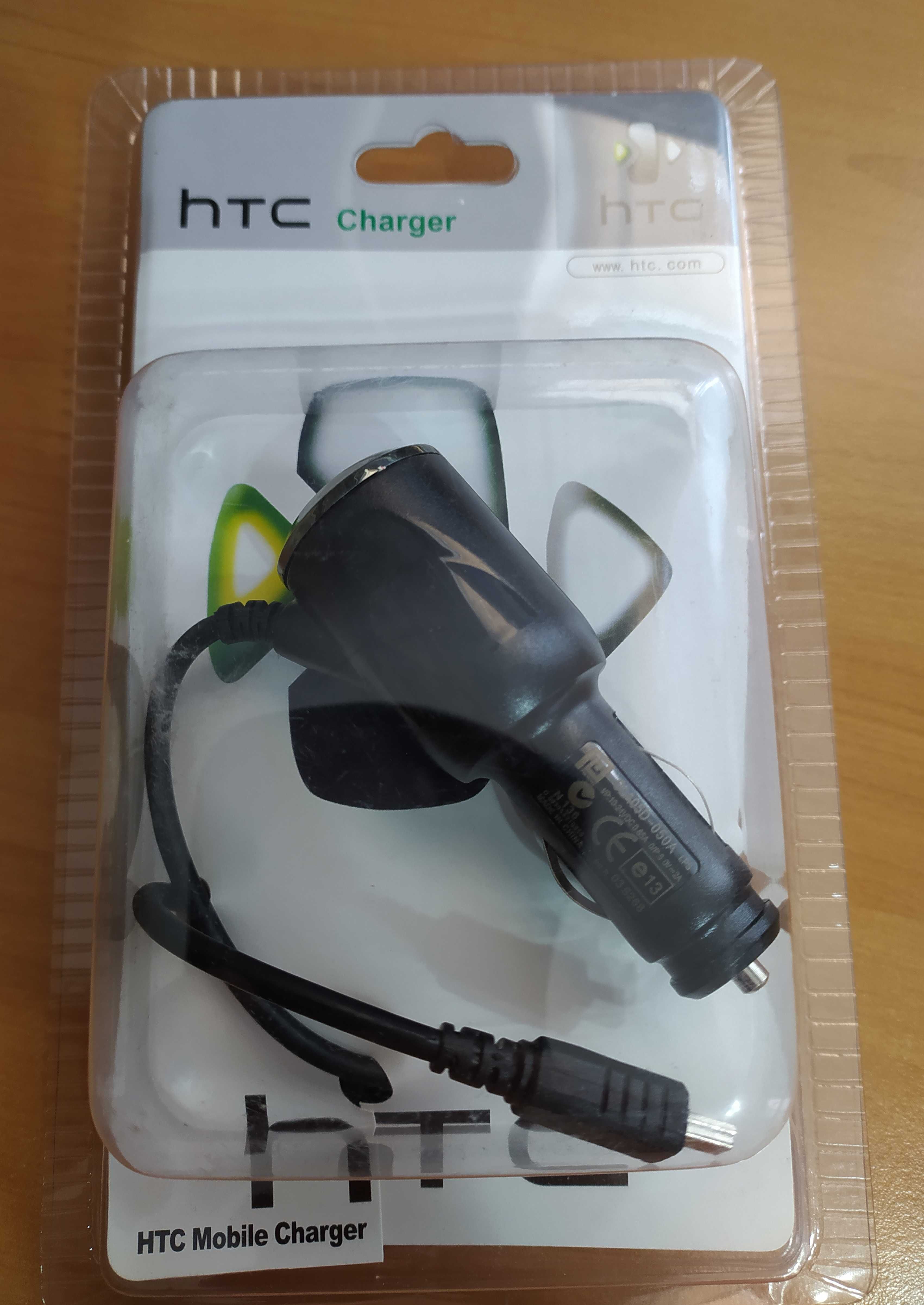 Автомобільний зарядний пристрій  для HTC (оригінал)