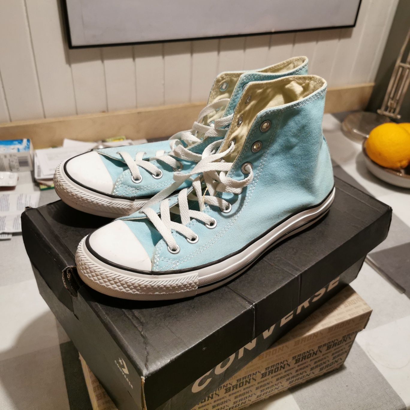 Trampki tenisówki converse 42 aqua turkusowe