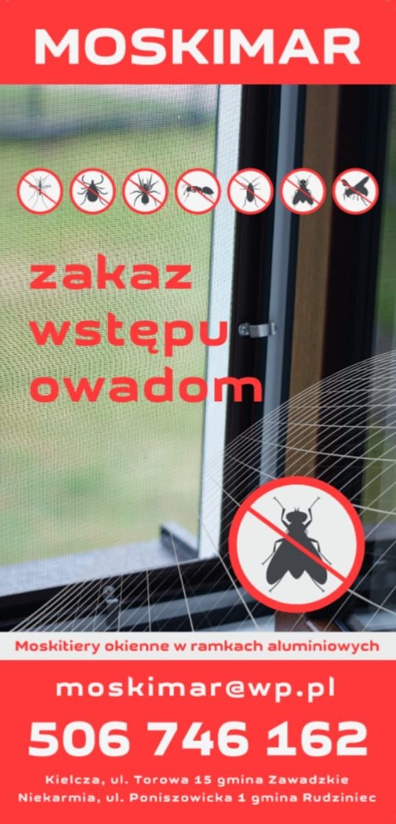 Moskitiery ramkowe. Pomiar oraz montaż gratis!