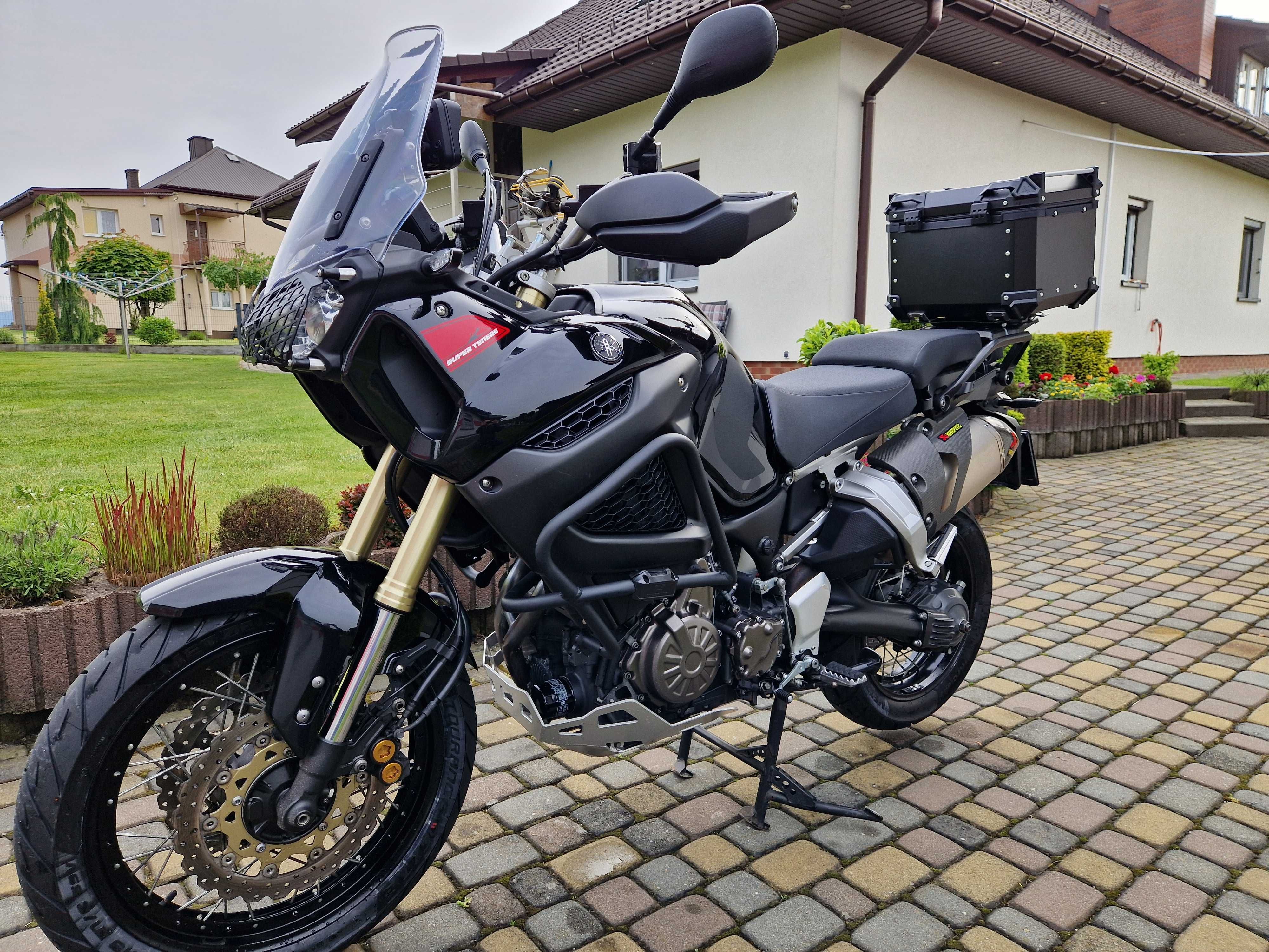 Yamaha Super Tenere 1200,Akrapovic-Tomtom-Nowe Metzeler-Po Serwisie