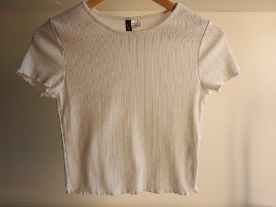 Top branco H&M DIVIDED