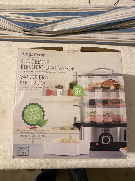 Máquinas de Cozer a Vapor SilverCrest como nova