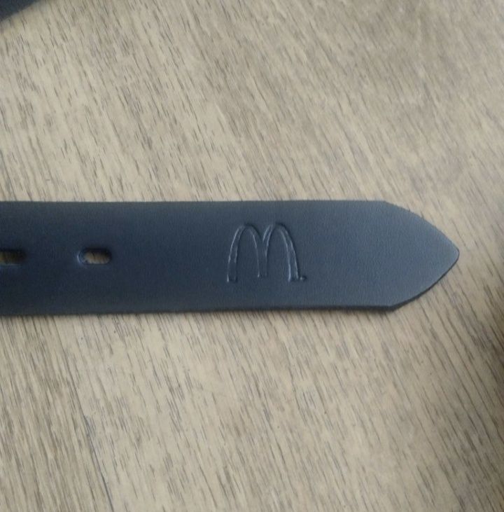 Pasek skórzany do spodni McDonald's