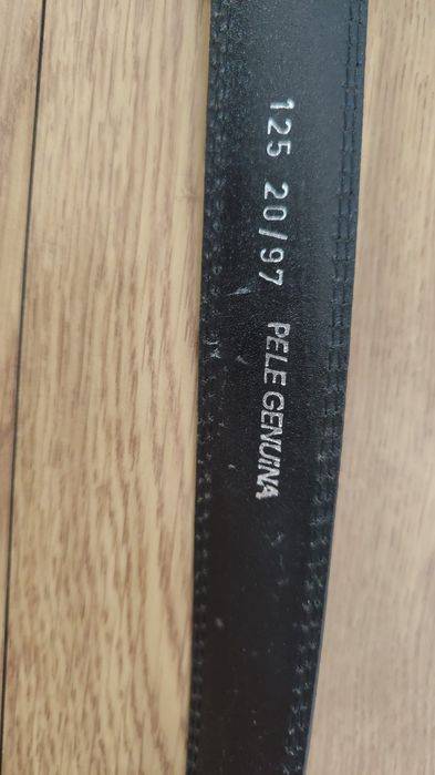 Cinto castanho em pele genuína  ideal farda 1 Ciclo do Colégio Militar