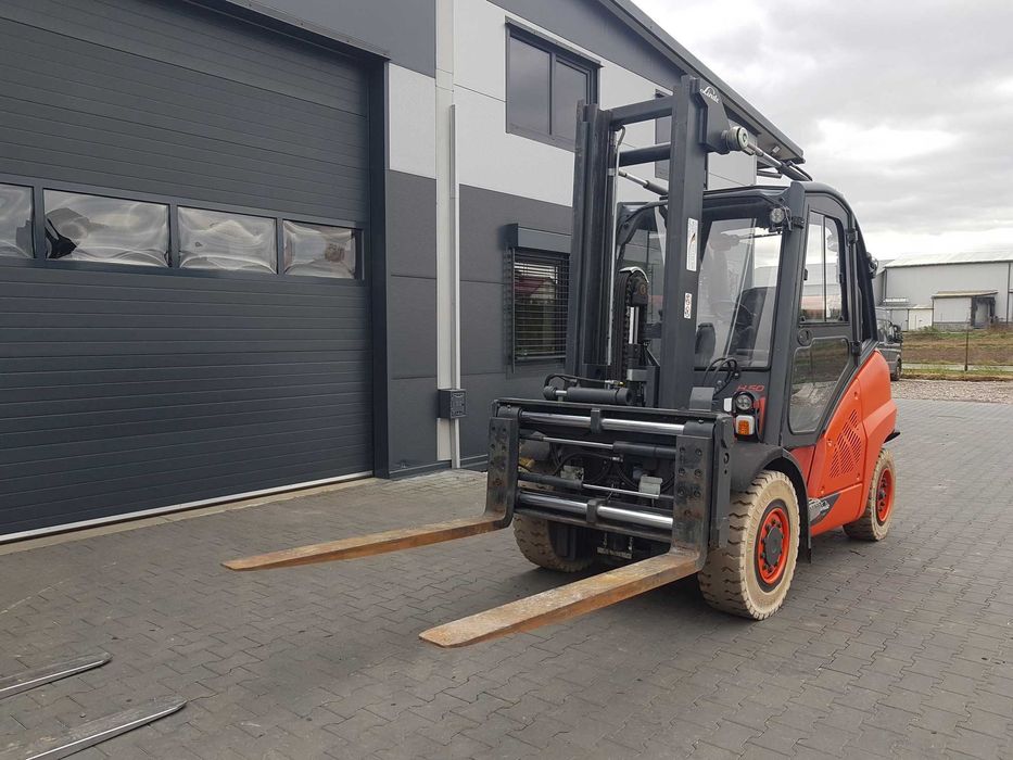 Wózek widłowy Linde H50T-02 19r Wolny SKOK, Pozycjoner Kabina H45 H40