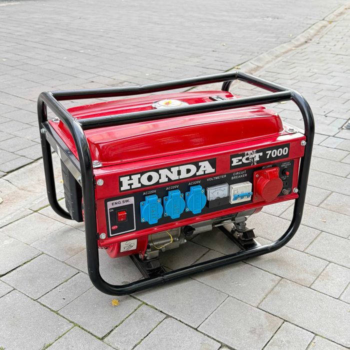 OPIS! Agregat prądotwórczy trójfazowy 7KW 220-380V a'la HONDA ECT7000
