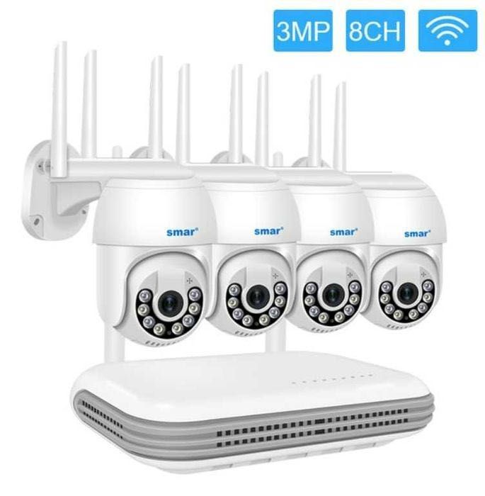 Sistema Vídeo Vigilância Wi-Fi • 3MP • 5MP