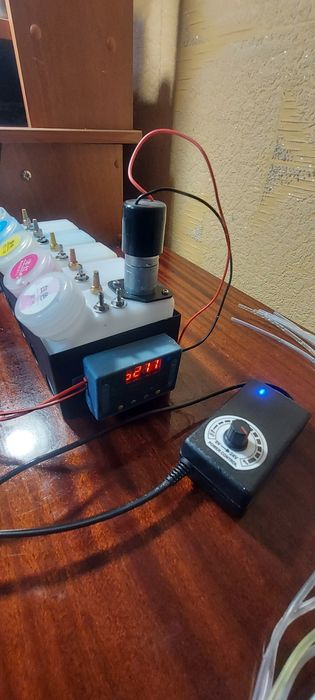 СНПЧ  Комплект системи подачі чорнил з мішаним білого чорнила для DTF