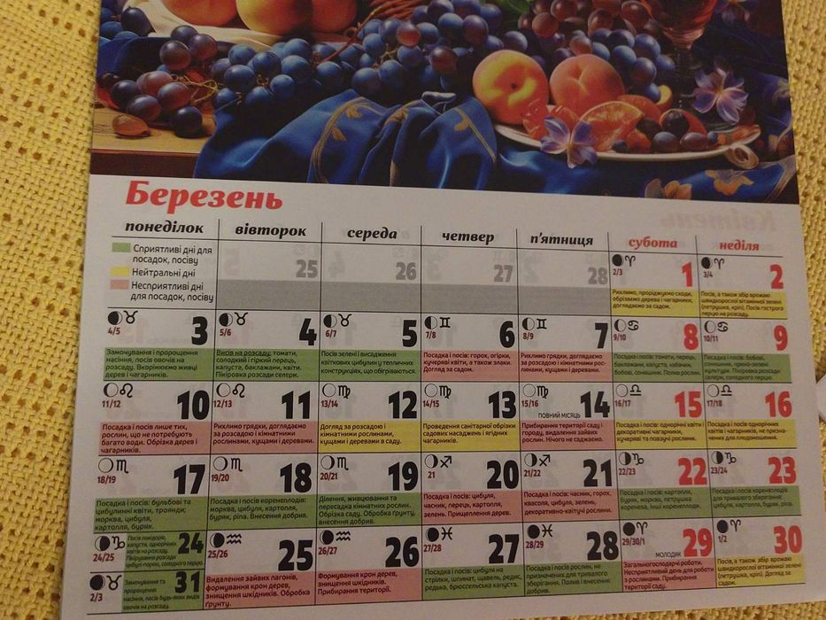 Розпродаж! 2025 Посівний календар,місячний календар садівника,рік Змії